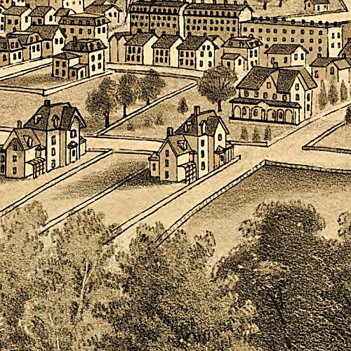 Bethlehem and South Bethlehem, PA by G.A. Rudd, 1877