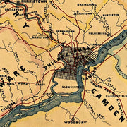 Map of the canals and railroads for transporting coal from the several coal fields to the city of New York, 1856