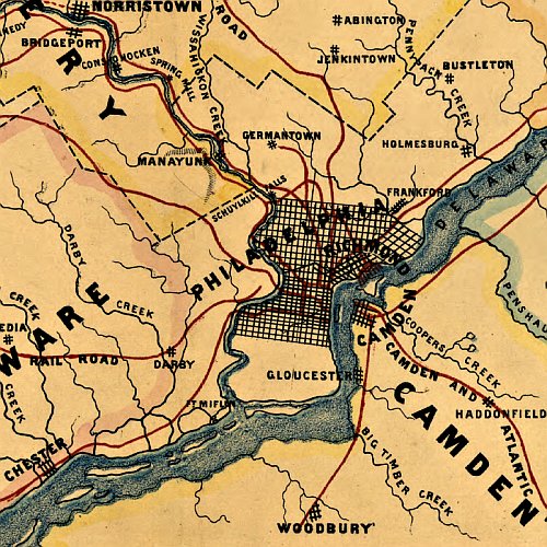 Map of the canals and railroads for transporting coal from the several coal fields to the city of New York, 1856