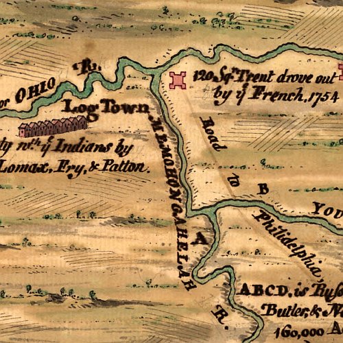 Captain Snow's scetch of the forts of western Pennsylvania, northern Virginia and northern Maryland, 1754