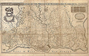 A map of the improved part of the Province of Pennsilvania in America by Tho. Holme Survey, 1695