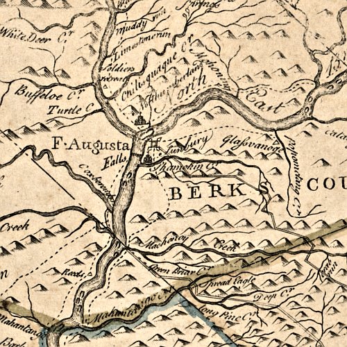 Province of Pennsylvania by William Scull, 1770