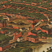 York, Pennsylvania by A. Hoen & Co. lith., Davoust Kern, 1879