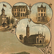 York, Pennsylvania by A. Hoen & Co. lith., Davoust Kern, 1879