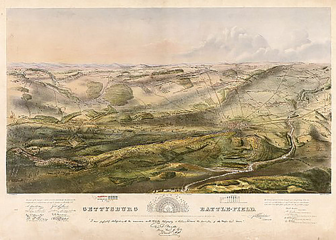 Gettysburg battle-field July 1st, 2d &amp; 3d, 1863 by John Bachelder