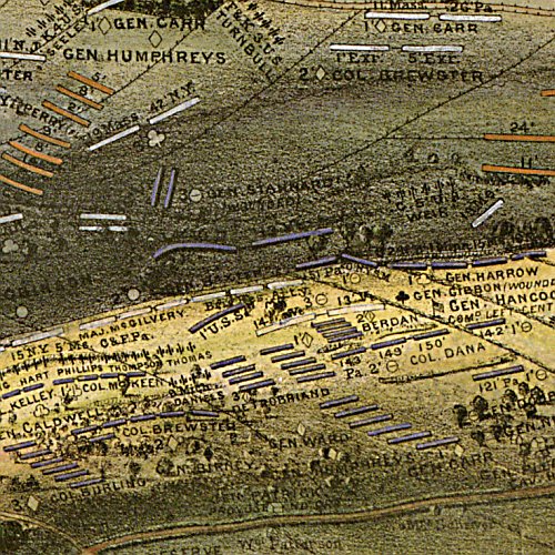 Gettysburg battle-field July 1st, 2d &amp; 3d, 1863 by John Bachelder