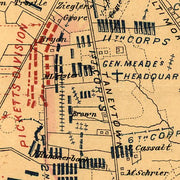 Gettysburg and Vicinity, July 3, 1863 by Gettysburg Battlefield Memorial Association