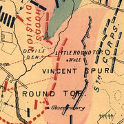 Gettysburg and Vicinity, July 3, 1863 by Gettysburg Battlefield Memorial Association