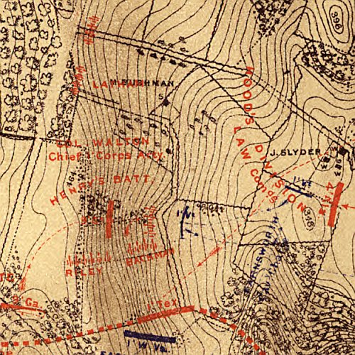 Maps of the battlefield of Gettysburg, July 1st, 2nd &amp; 3rd, 1863 (3-map set)
