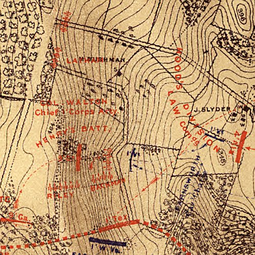 Maps of the battlefield of Gettysburg, July 1st, 2nd & 3rd, 1863 (3-map set)