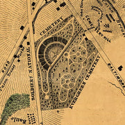 Map of the battlefield of Gettysburg by S. G. Elliott, 1864