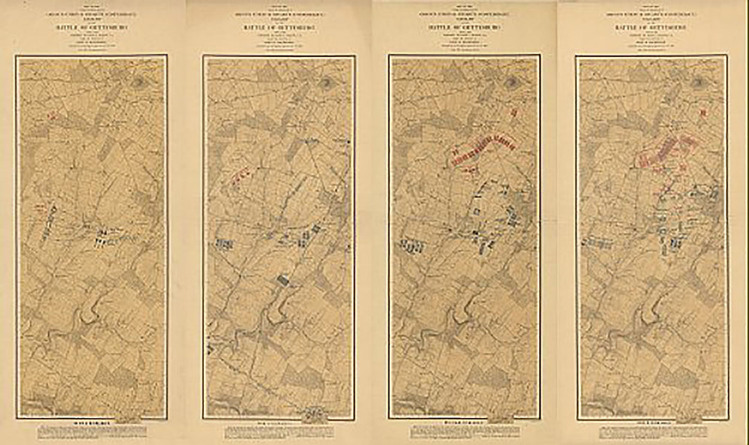Map of the field of operations of Gregg&