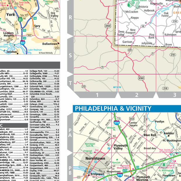 Pennsylvania by Rand McNally