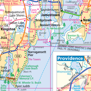 Rhode Island by Rand McNally