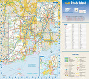 Rhode Island Wall Map by Globe Turner