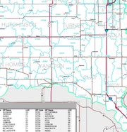 Premium Style Wall Map of South Dakota by Market Maps