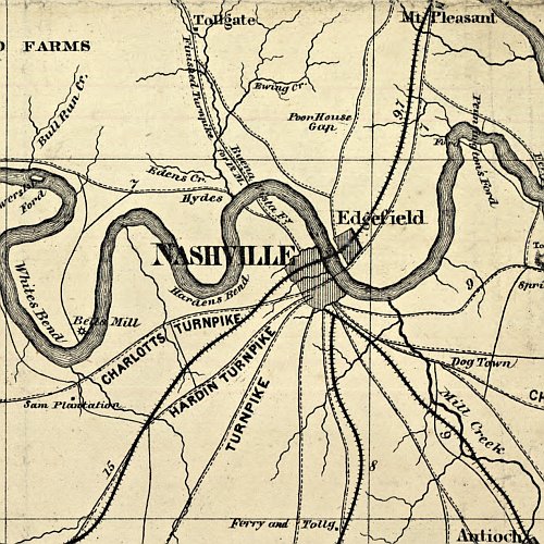 A new map of Tennessee by Capt. Michler