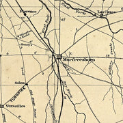 A new map of Tennessee by Capt. Michler