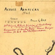 Across Kentucky Drawn by G.H.B. (G.H. Blakeslee)