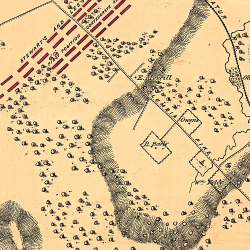 Battlefield in front of Franklin, Tenn.