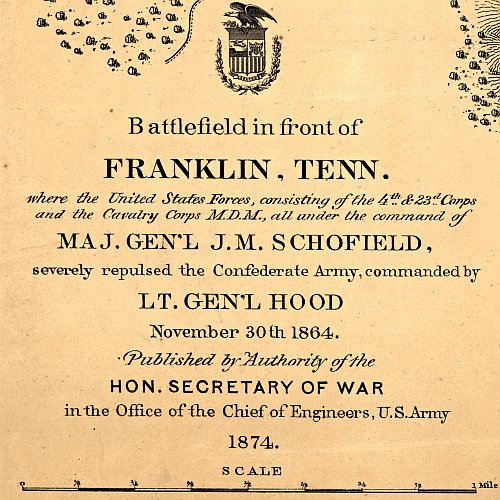 Battlefield in front of Franklin, Tenn.