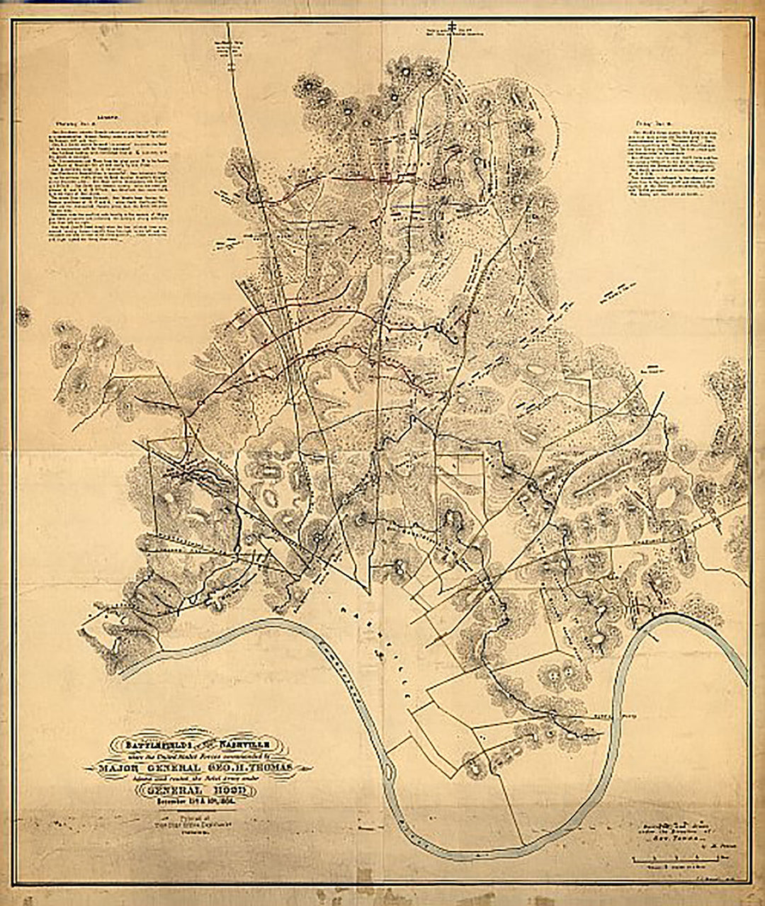 Battlefields in front of Nashville, December 15th &amp; 16th, 1864