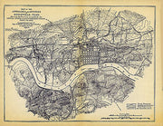 Map of the approaches and defences of Knoxville, Tenn.