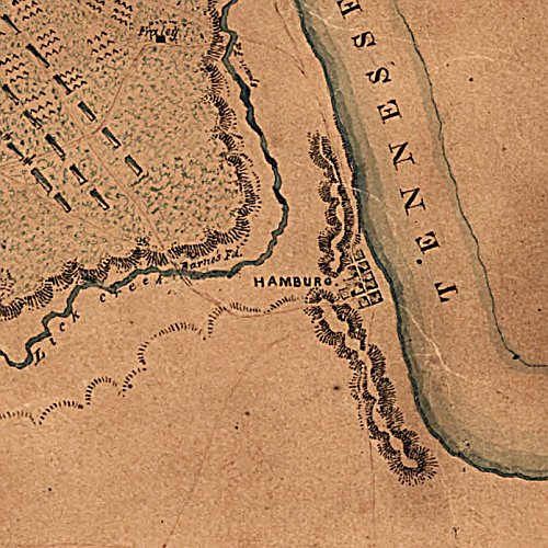 Map of the battle field of Shiloh, April 6 &amp; 7, 1862 by Léon J. Frémaux, Capt. of Engrs. P.A.C.S.