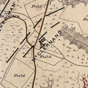 Map of the field of Shiloh. April 6, 1862