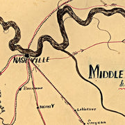 Middle Tennessee by G. H. Blakeslee, 1863