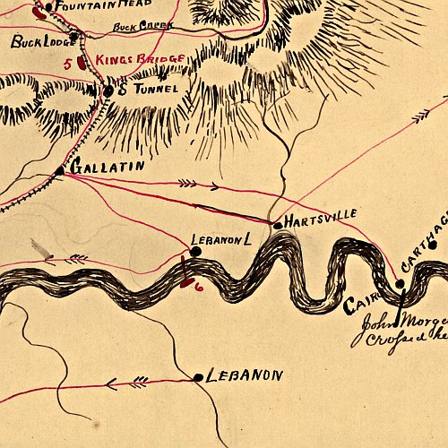 Middle Tennessee by G. H. Blakeslee, 1863