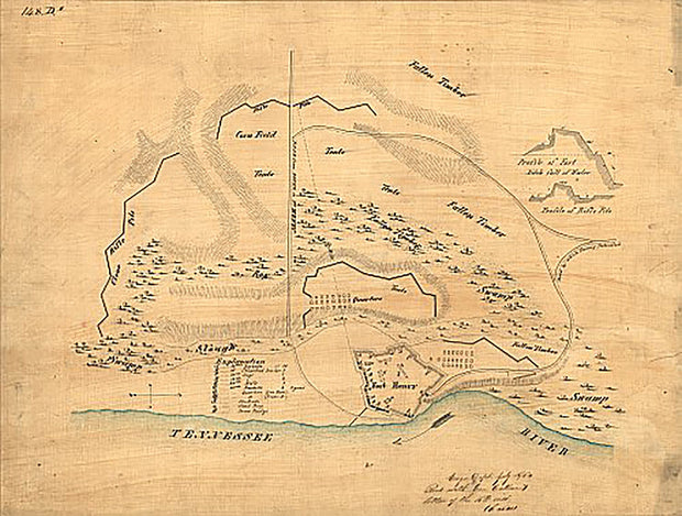 Plan of Fort Henry and its outworks