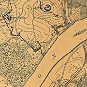 Topographical map of the approaches and defences of Knoxville, Tennessee