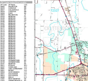 Premium Style Wall Map of Memphis, TN by Market Maps