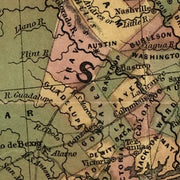 A New Map of Texas, Oregon and California with the Regions Adjoining, 1846