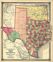 Texas and Indian Territory, 1875