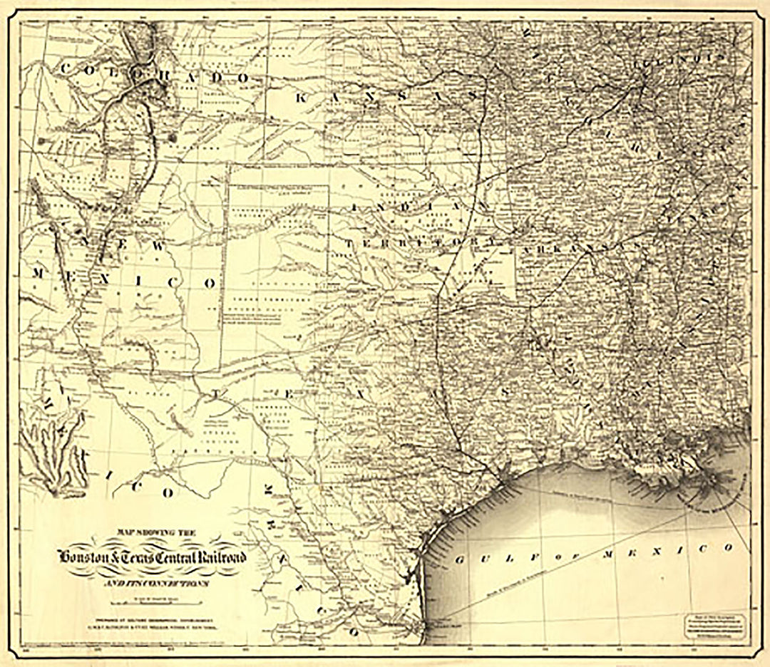 Houston &amp; Texas Central Railroad, 1867