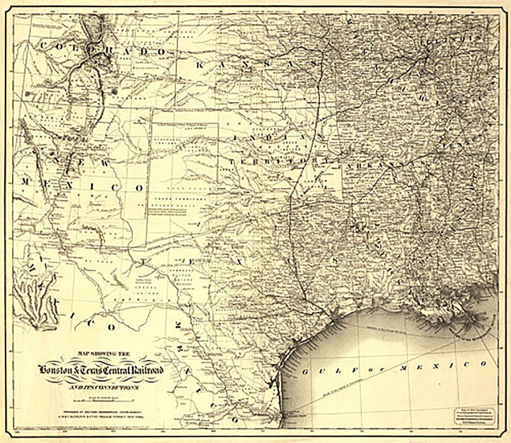 Houston &amp; Texas Central Railroad, 1867