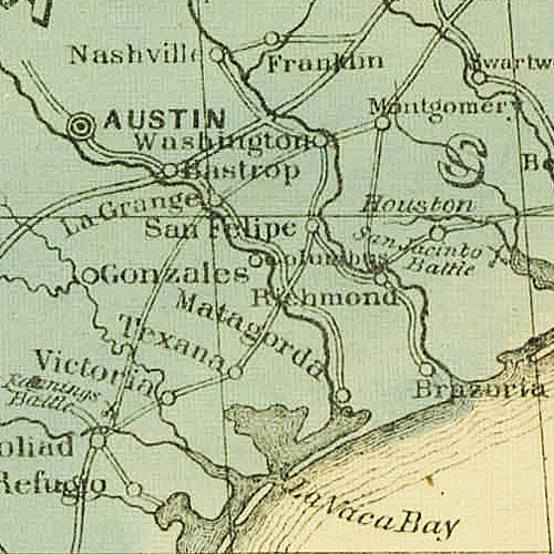 Mexico, Texas, Old and New California, 1847