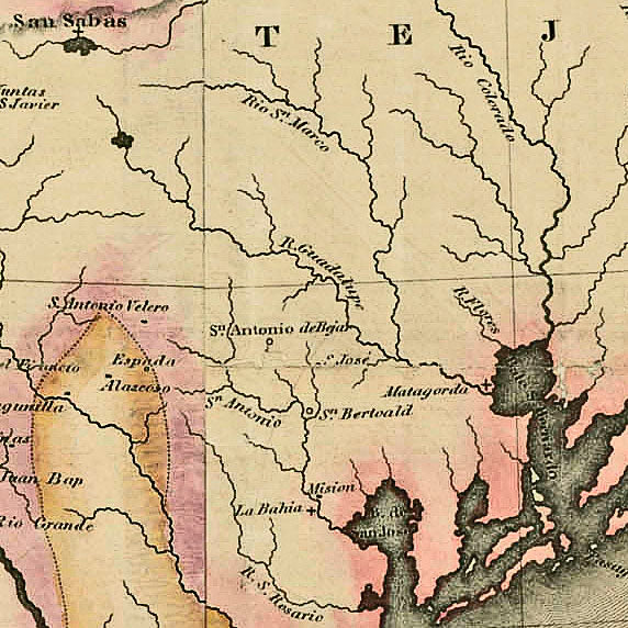 Mapa de los Estados Unidos de Mejico, 1828