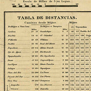 Mapa de los Estados Unidos de Mejico, 1828