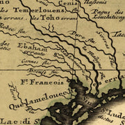 Tabula Mexicae et Floridae, 1710