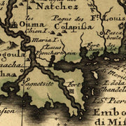 Tabula Mexicae et Floridae, 1710