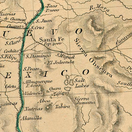 Central America* Including Texas, California and Northern Mexico, 1846