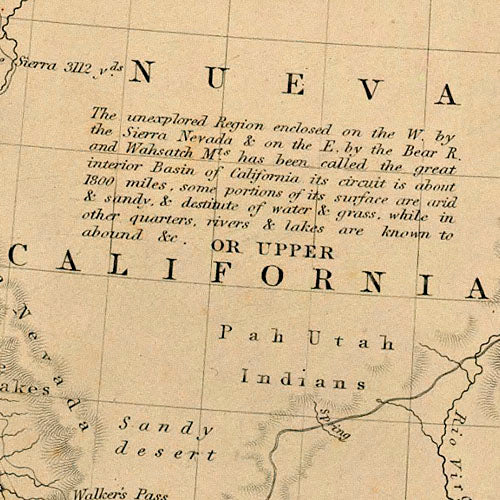 Central America* Including Texas, California and Northern Mexico, 1846