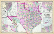 Texas and Indian Territory 1876