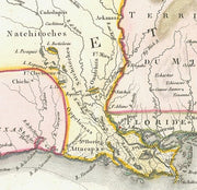 Carte du Mexique 1811