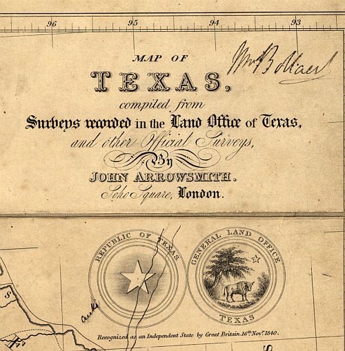 Texas 1841 by John Arrowsmith