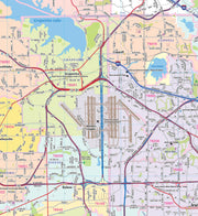 DFW Greater Metro Area Wall Map
