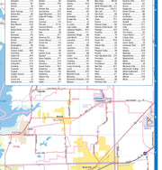 DFW Greater Metro Area Wall Map